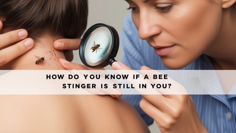 How Do You Know If a Bee Stinger Is Still in You?