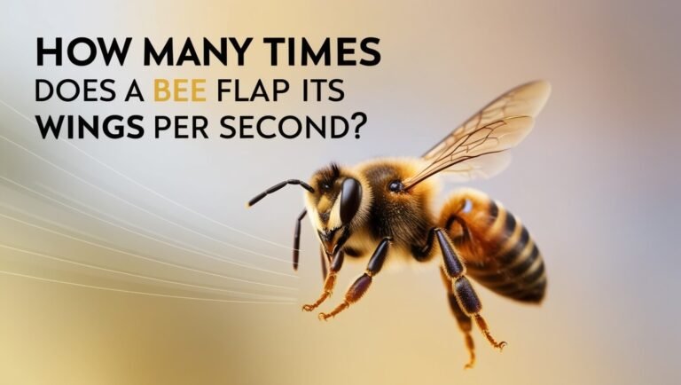 How Many Times Does A Bee Flap Its Wings Per Second