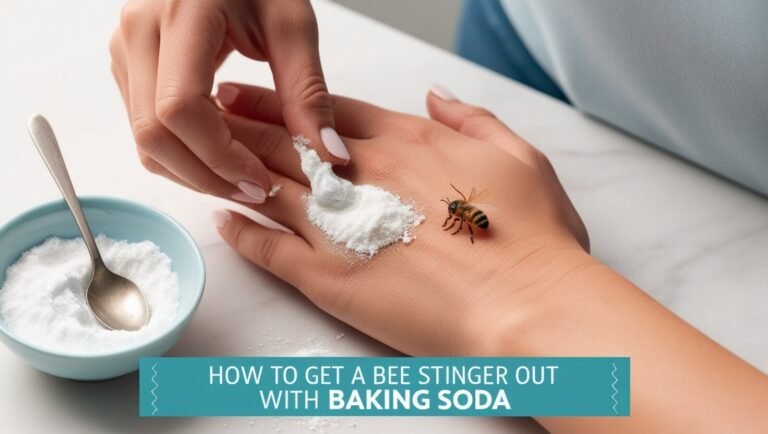 How To Get A Bee Stinger Out With Baking Soda