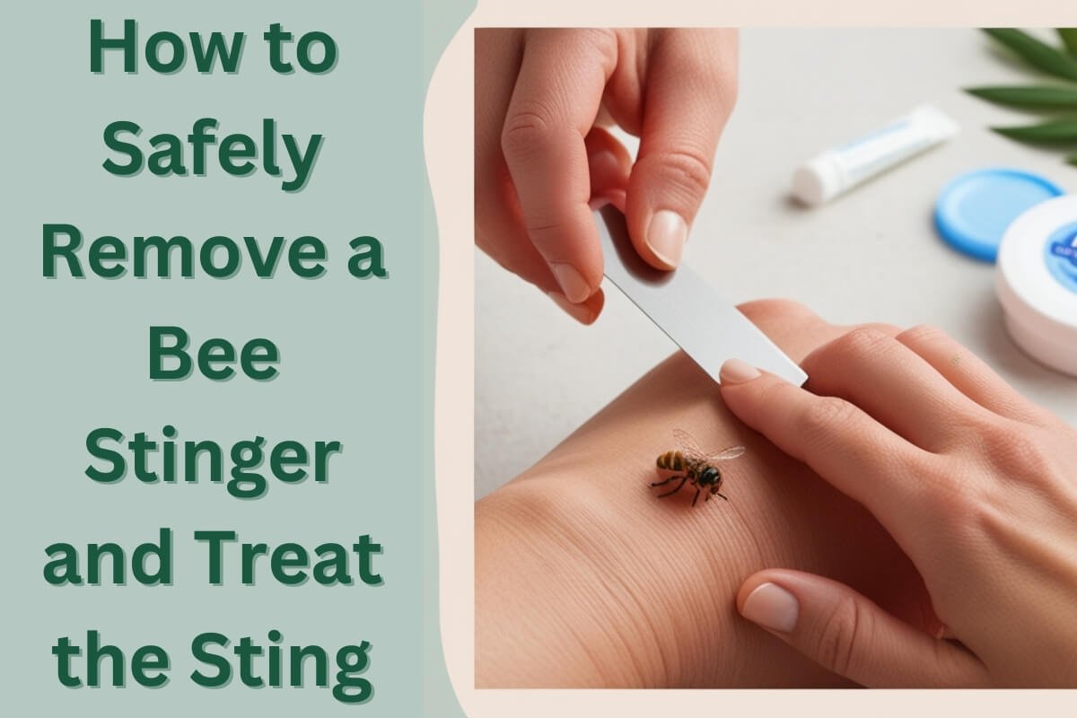 How to Safely Remove a Bee Stinger and Treat the Sting