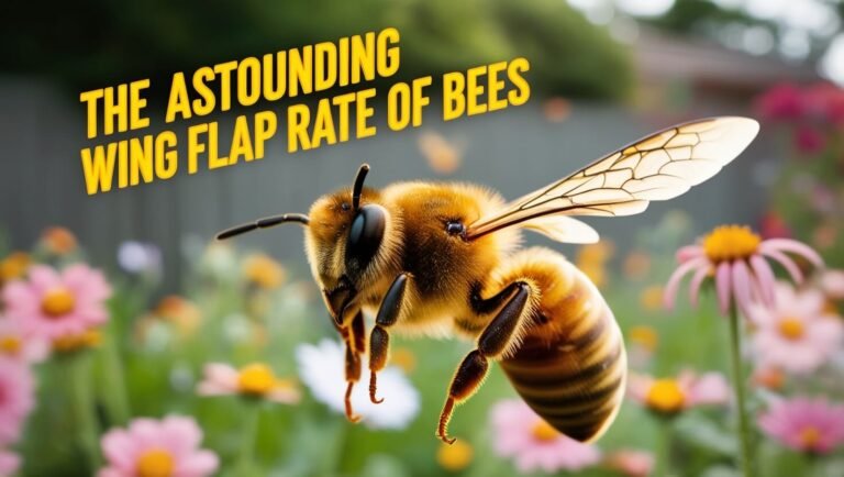 The Astounding Wing Flap Rate of Bees