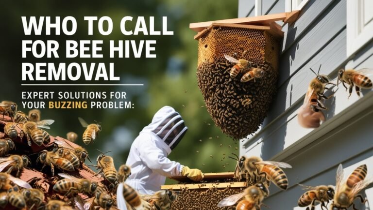 Who to Call for Bee Hive Removal: Expert Solutions for Your Buzzing Problem