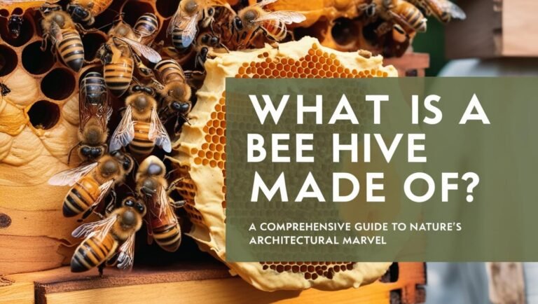 What Is a Bee Hive Made Of? A Comprehensive Guide to Nature's Architectural Marvel