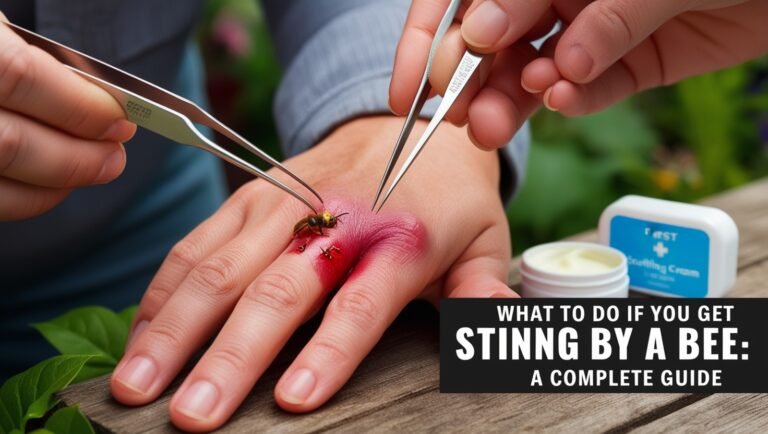 What to Do If You Get Stung by a Bee: A Complete Guide