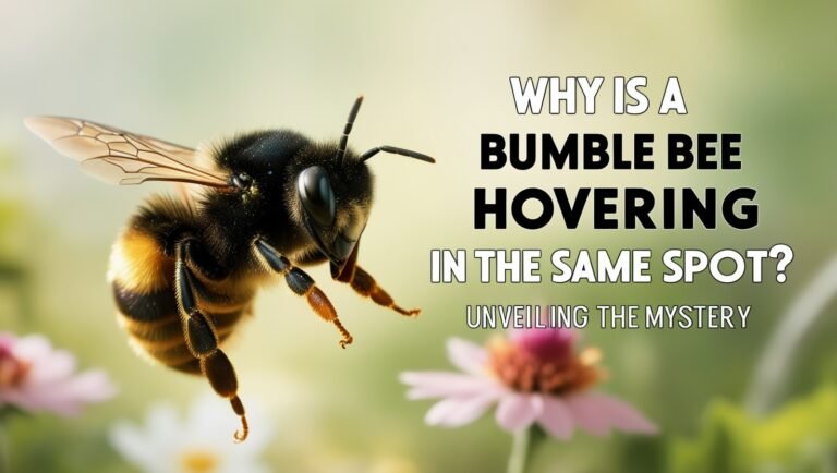 Why Is a Bumble Bee Hovering in the Same Spot? Unveiling the Mystery