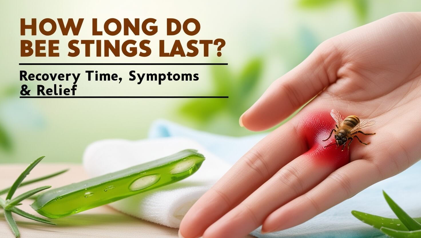 How Long Do Bee Stings Last: Recovery Time, Symptoms & Relief