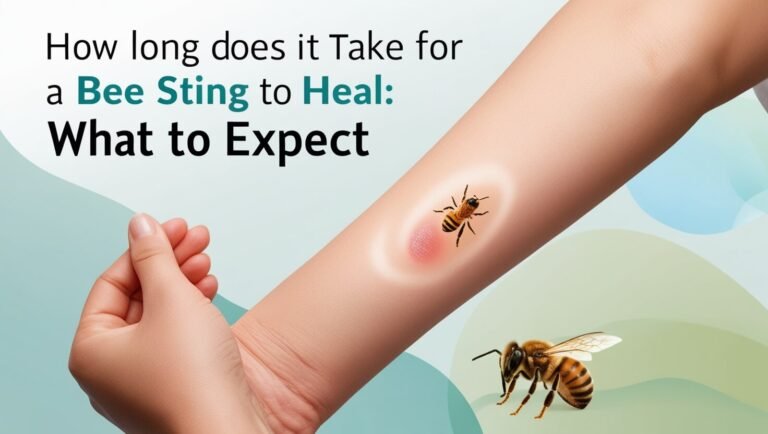 How Long Does It Take for a Bee Sting to Heal: What to Expect