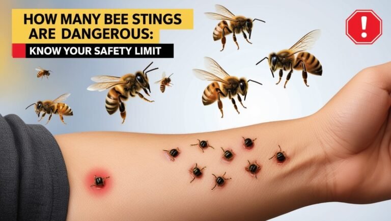 How Many Bee Stings Are Dangerous: Know Your Safety Limit