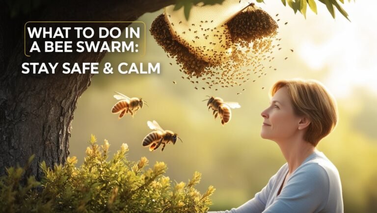 What To Do In A Bee Swarm: Stay Safe & Calm