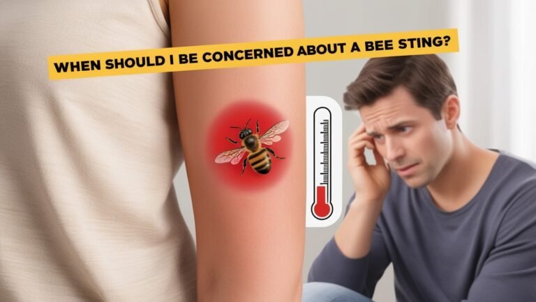 When Should I Be Concerned About a Bee Sting?